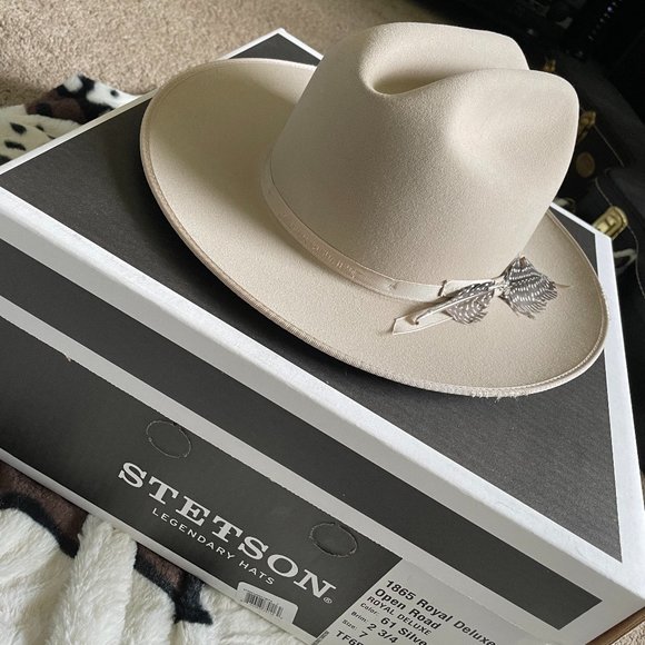 Stetson 1865 Distressed Open Road Royal Deluxe hat - Picture 4 of 9